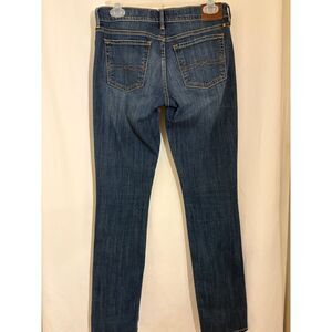 Lucky Brand Sweet N Straight Jeans Women’s Denim USA Patch Mid-Rise Straight Leg